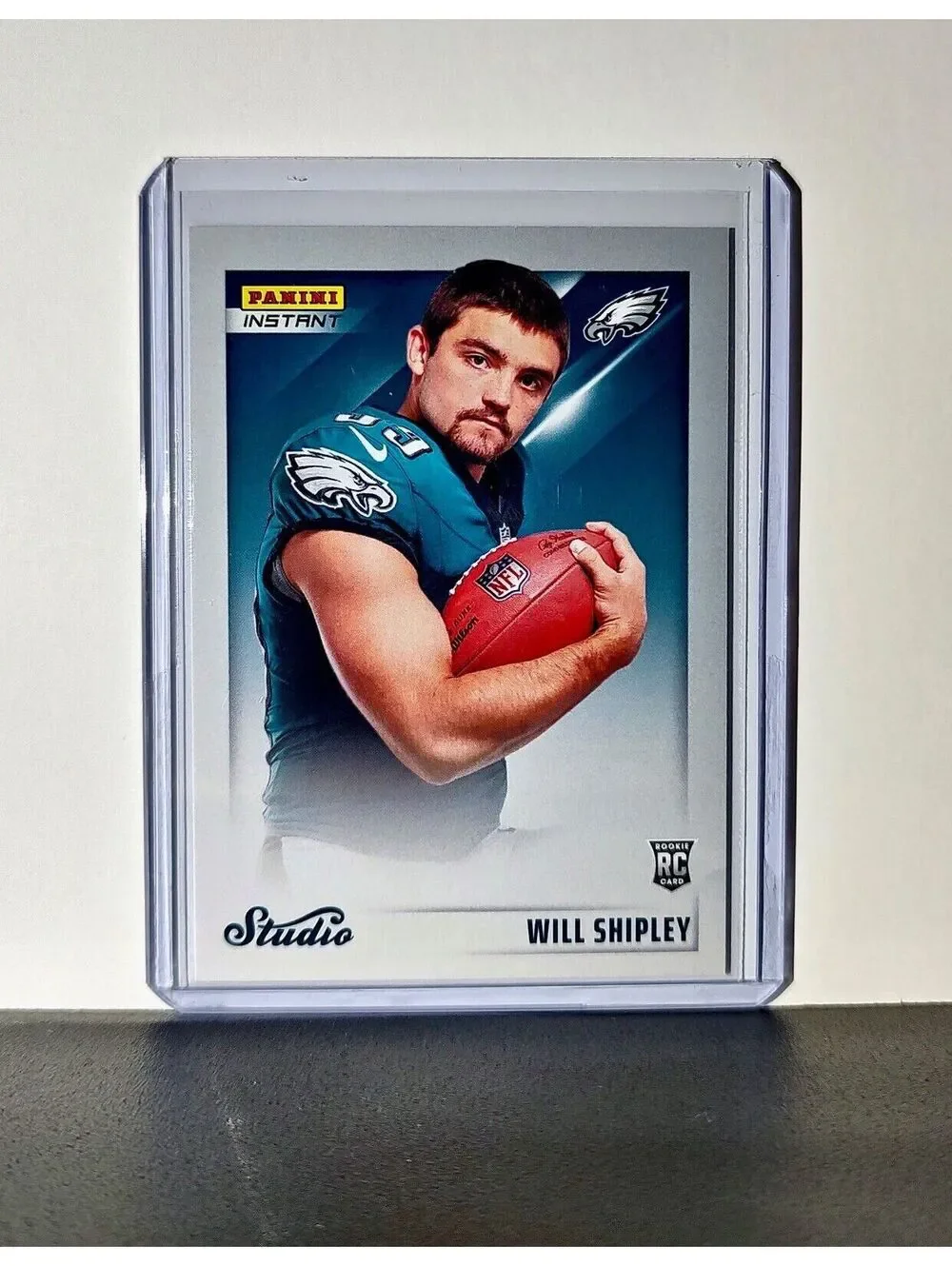 Will Shipley 2024 Panini NFL Studio Rookies #31 Card Philadelphia Eagles 1/1672